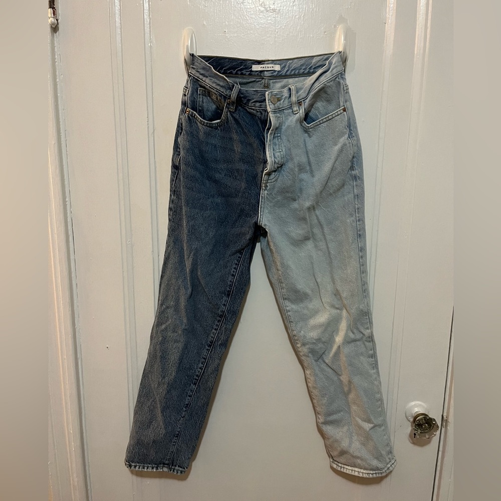 Pacsun Split Color Jeans